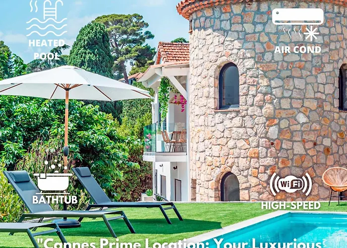 Villa Quartier Oxford Garden & Pool In Cannes Ac